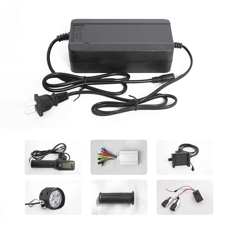 Electric bike modification kit drive engine with LCD display speed control handle/battery charger parts