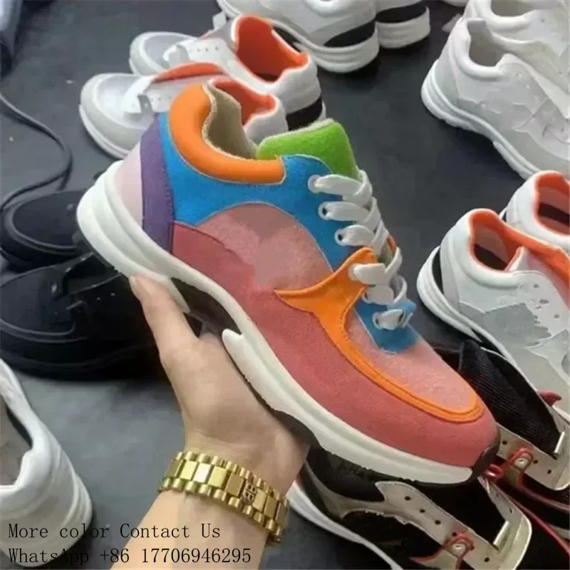 NUOVE 24S Camelia uomo donna scarpe eleganti comode bianco nero vera pelle casual traspirante da donna basse sport all'aria aperta