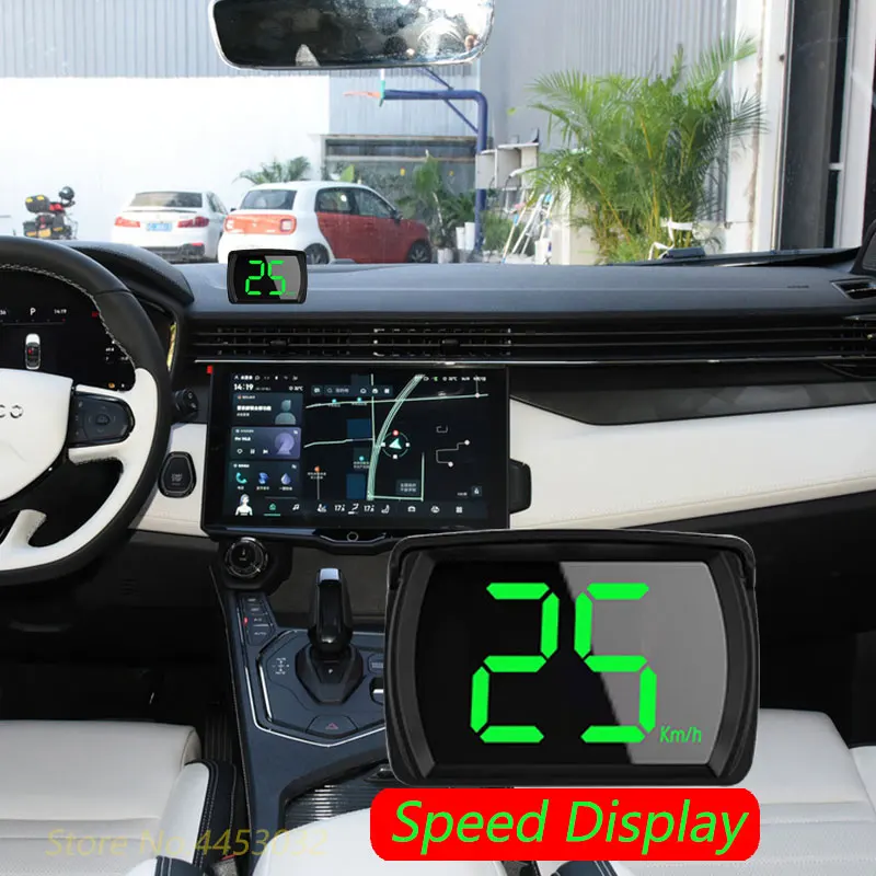 Car HUD Speed Head-up Display For LYNK CO 01 02 03 05 2022 2023 GPS Digital Speedometer Big Font KMH MPH Accessories