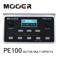 MOOER PE100 Electric Guitar Effect Pedal Multi-effects Processor 40 Drum Patterns 10 Metronomes Tap Tempo 39 Types of Effect