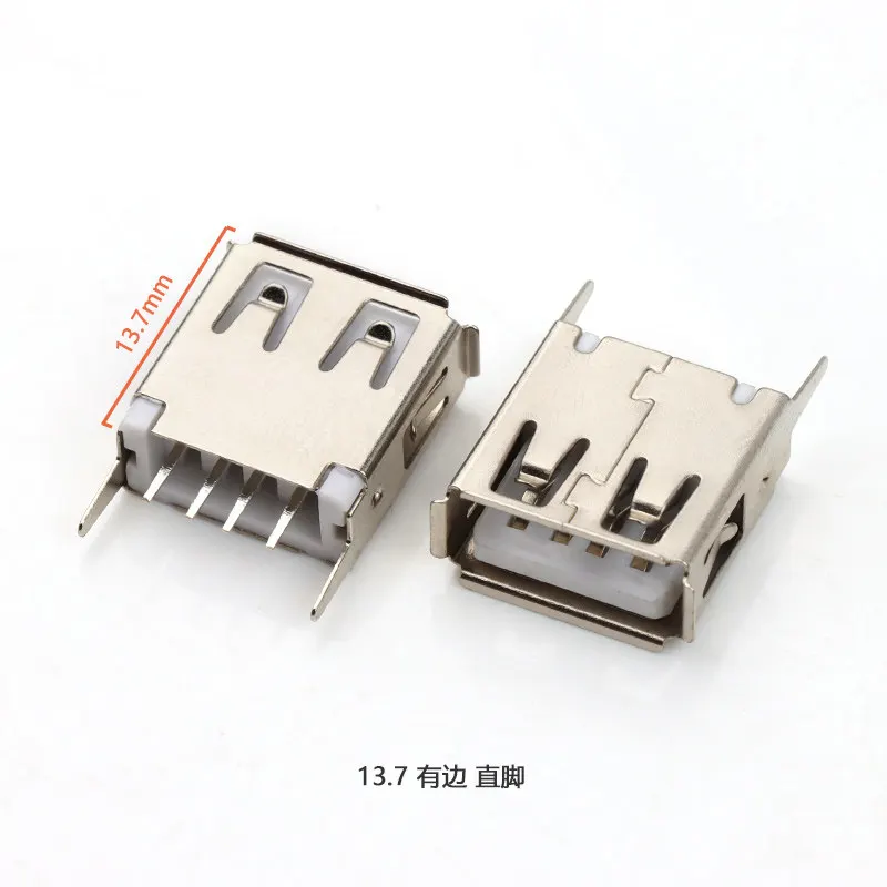 10 Stück USB 2.0 Buchsenstecker 10,0/13,0/13,7/15,0/17,5/19,6/20,5/24,5 MM Gerader Stecker Ladeanschluss AF180 ° für Elektronik – Detail 11