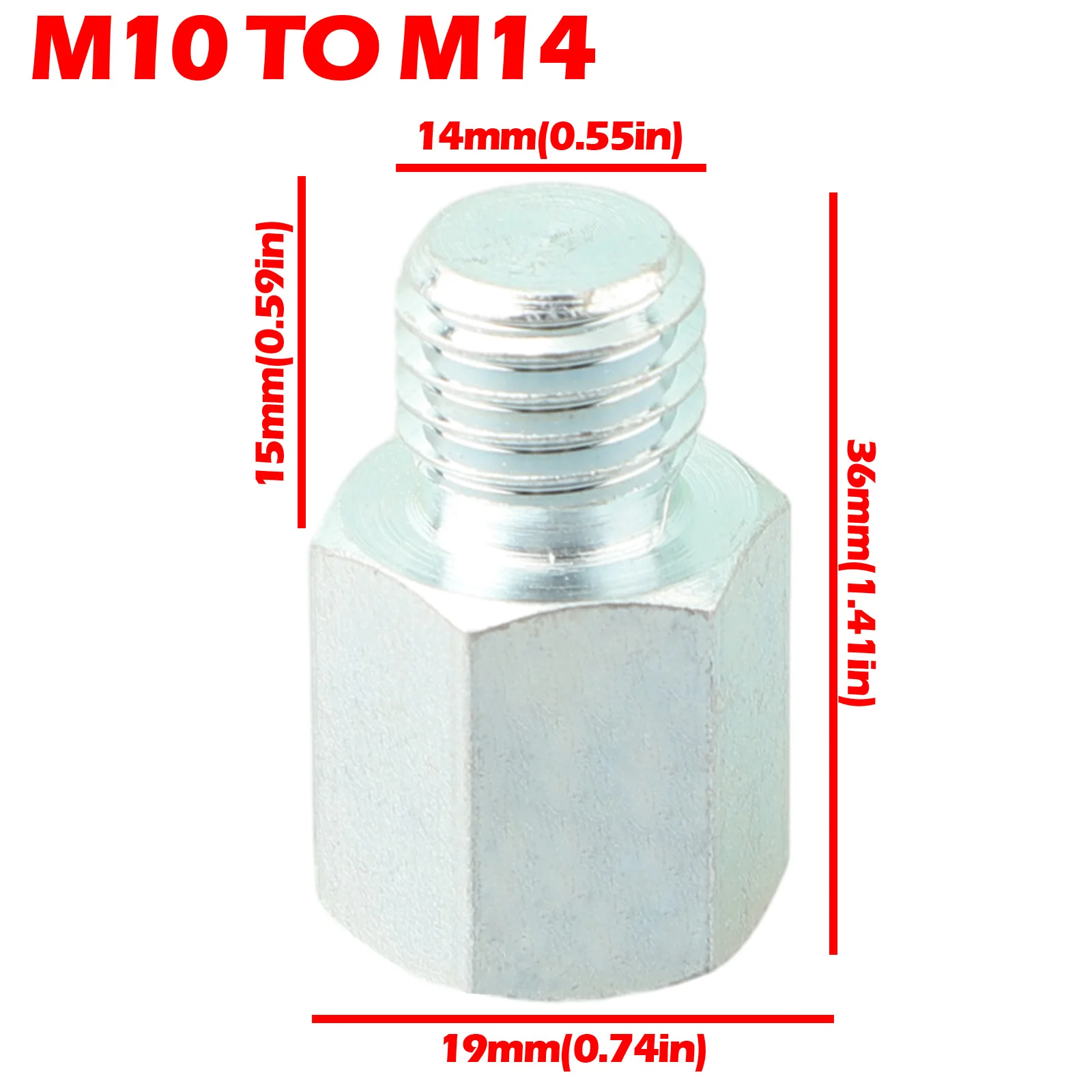 M10 To M16 To 5/8-11 Or 5/8-11 To Adapter Different Thread Diamond Core Bits Drill Grinder Cutter For Angle Grinder