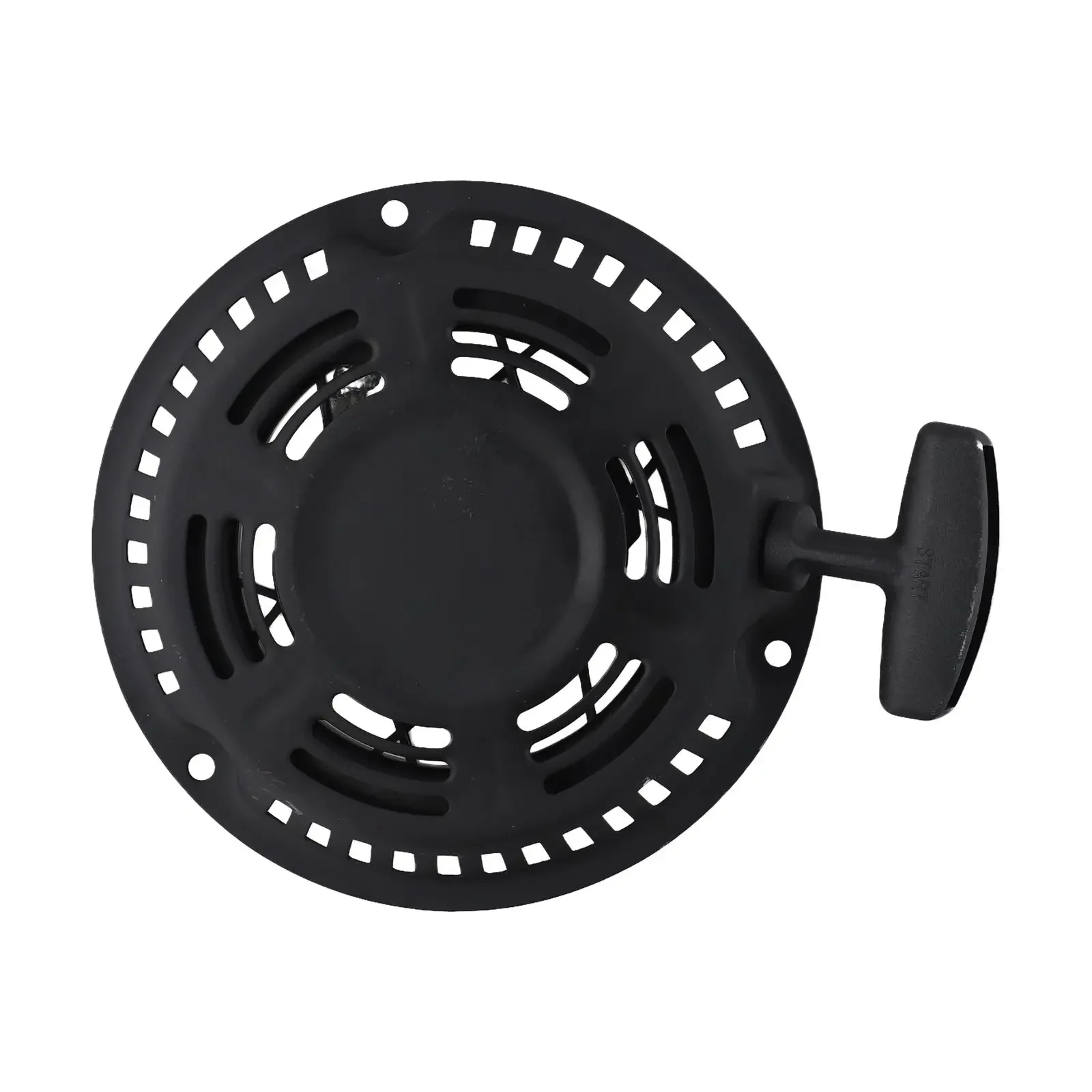 Schwarzer Rückstoßstarter, robuster Rückstoßstarter, Motorstarter, kompatibler Starter, optimale Leistung, Kompatibilität verschiedener Marken