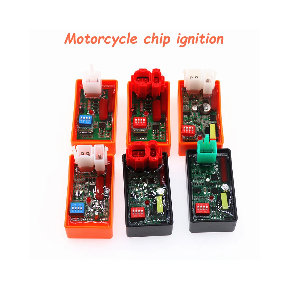 

Motorcycle Dial Ignition Chip Ignition CG GY6 DY 110 Transparent Glue DC AC Modification with Adjustment