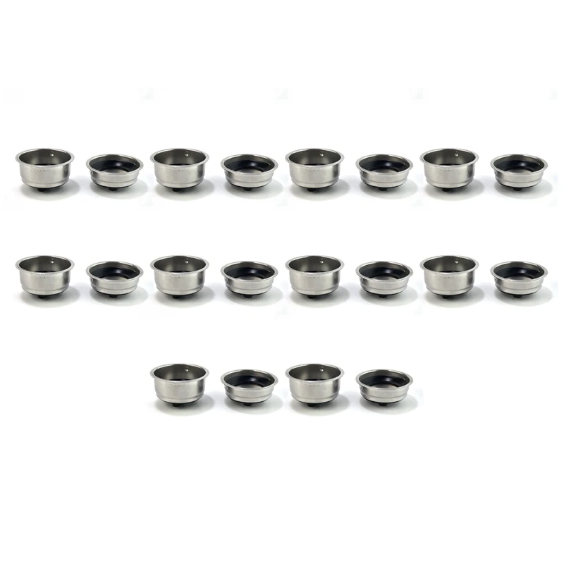 

A05G-Friendly Detachable Stainless Steel Coffee Filter Basket Strainer Coffee Machine Accessories For Home Office(20 Pack)