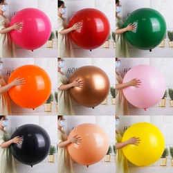 10/12/18/36 inch Large Balloon Birthday Party Decoration Wedding Valentine's Day Baby Rose Gold Skin Green Pink Large Balloons