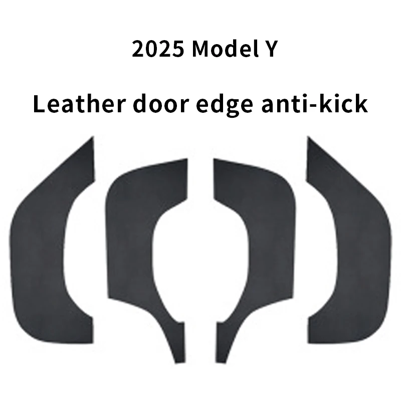 Voor Tesla 2024-2025 Model 3 Y Autodeur Handschoenenkastje Anti Kick Pad Side Edge Film Protector Sticker drempel Anti-Vuil