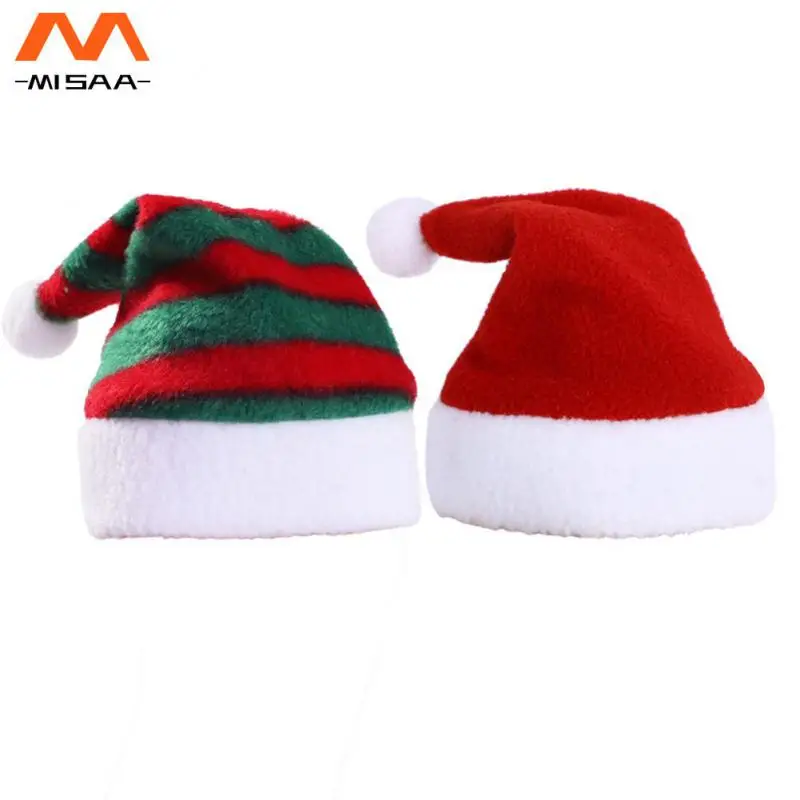 Cat Dog Christmas Hat Winter Warm Pet Cat Dog Santa Claus Hat Christmas Xmas New Year 2023 Plush Navidad Natale Pet Costumes