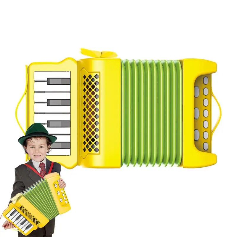 cartoon Kids Accordion Mini Toy Musical Instruments Kids Musical Instrument Educational Gifts For Children Toddlers Beginners