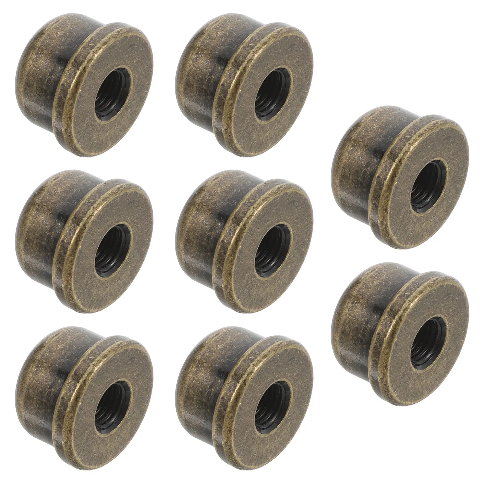 

8pcs Lamp Finial Knob Decorative Cap Tapped Brass Shade Holder Harp Horn Frame Table Lamp Parts Lampshade Accessories