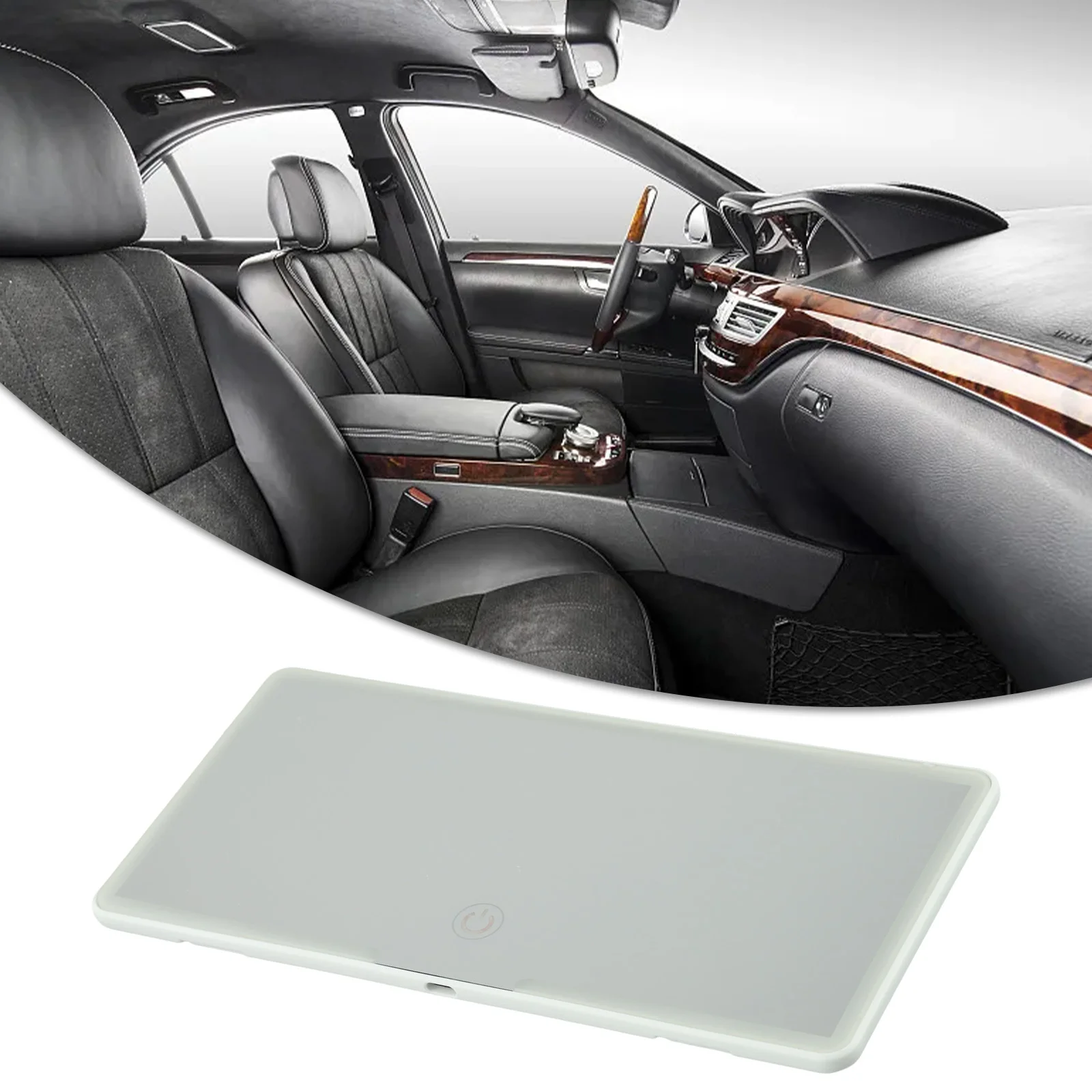 

Convenient Design Car Makeup Mirror Personalized Makeup Settings Brighten Mirror Rectangular Clear Makeup Experience