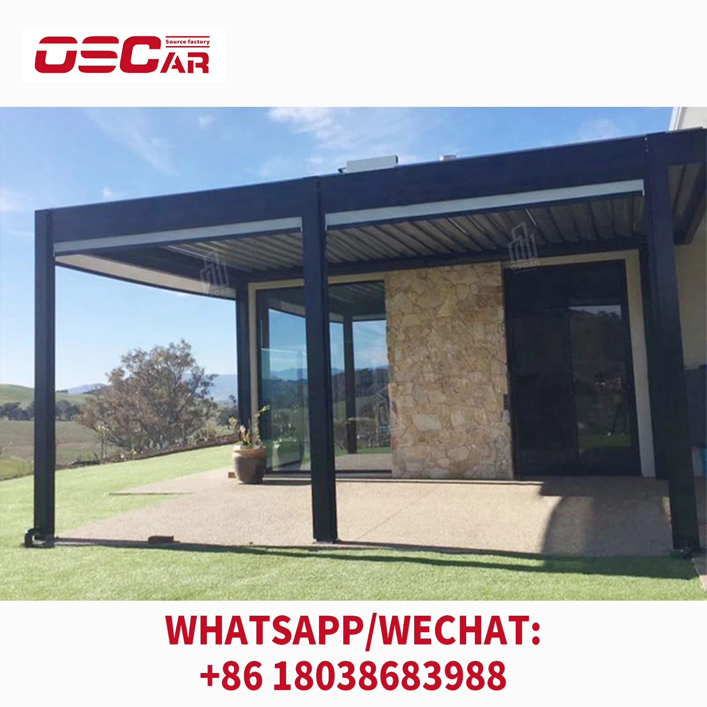 3x3 3x4 3x5 3x6 4x3 4x4 4x6 6x3 6x4 Outdoor Garden Waterproof Aluminium Louvered Pergola Gazebo Pergole Pergula Pargola Pavilion