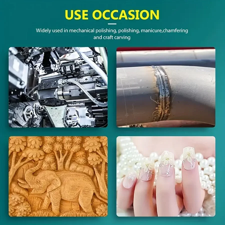 Jeu de forets à ongles en forme de maïs, forets à ongles en acier au tungstène pour façonner, polir, enlever les ongles en gel acrylique, 1.89/2 pouces