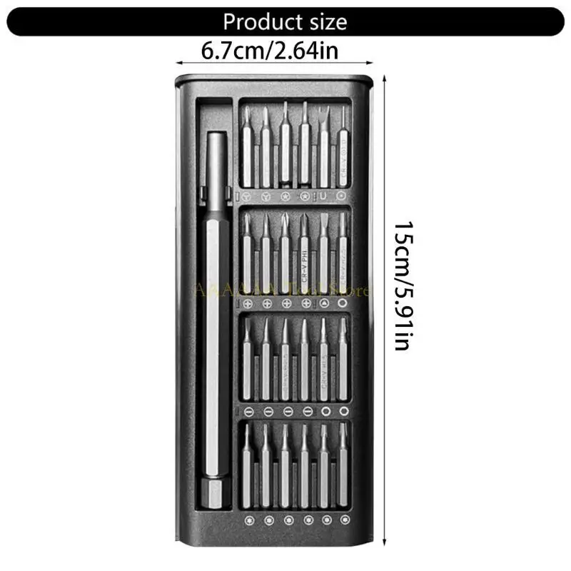 A2BE 25 in 1 Screwdriver Phone Clock Computer Multifunctional Maintenance