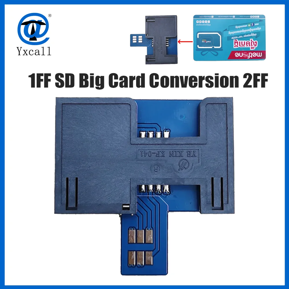 Conversión de tarjeta grande SD 1FF, Mini Sim pequeña 2FF, 2, 3, 4, 5G, lote GSM, LTE, módem SMS, tarjeta pequeña, adaptador de herramientas de tarjeta de tamaño grande