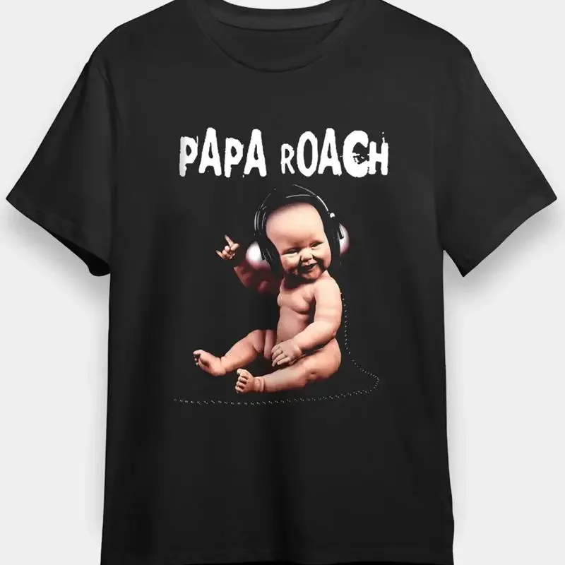 Hot New Papa Roach Band Black T Shirt Tee All Sizes S 5Xl Xy756