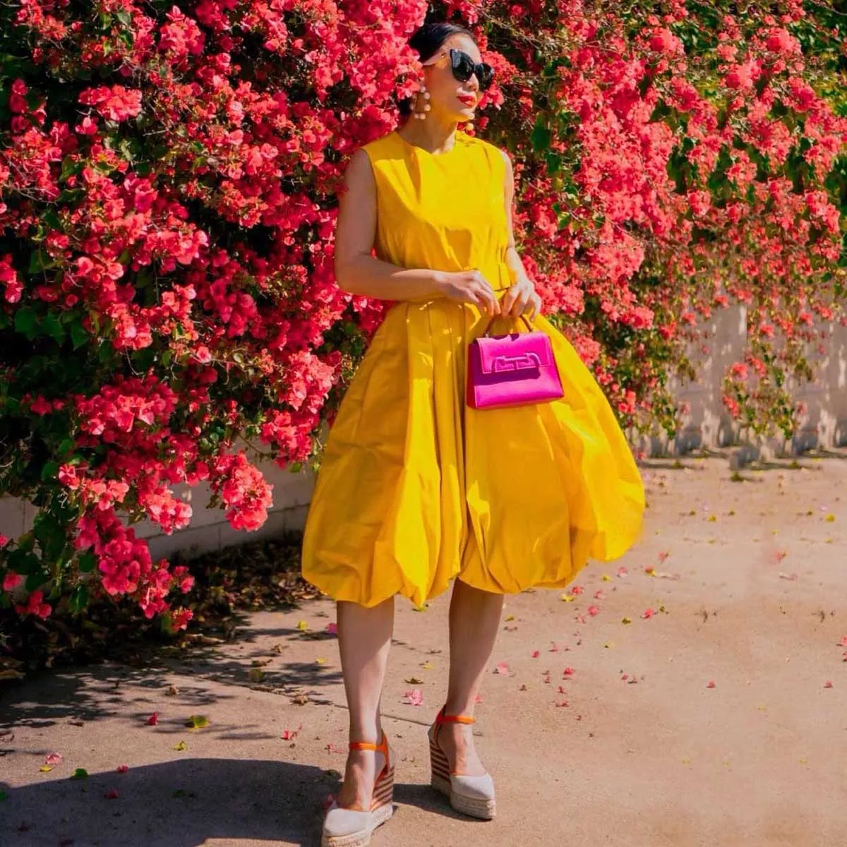 Vestido midi sem mangas com babados, curto e sem mangas, cor dourada e amarela, melhor para festa, férias de verão, praia, verão, 2020