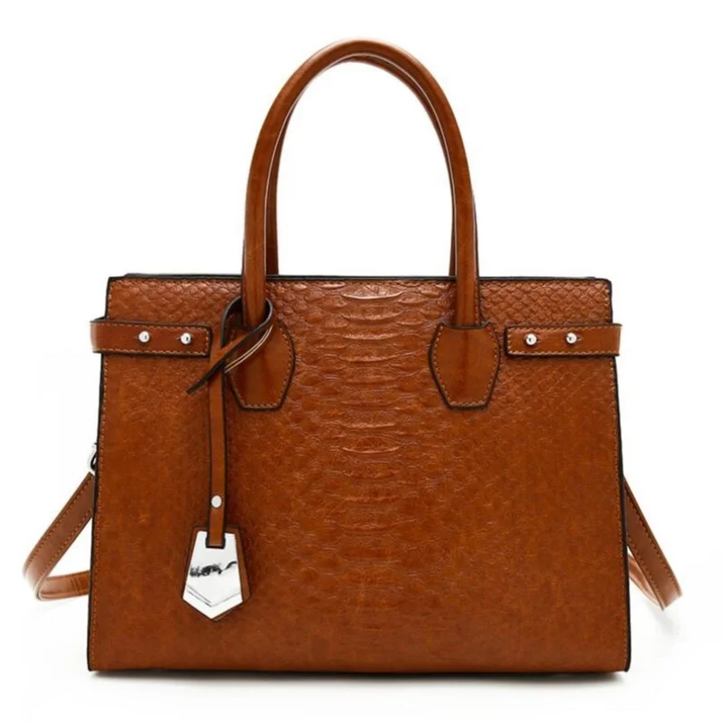 

Women 2025 New Luxury Ladies Hand Bags Female Leather Shoulder Top-Handle Crossbody Bags Casual Tote Sac