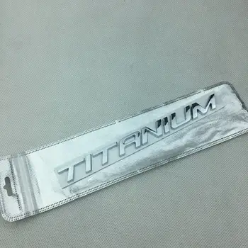 個 3D 金屬鈦合金後備箱擋泥板徽標,適用於 Ecosport、Fiesta、Focus、Mondeo、Edge、Escape、Kuga、Galaxy 2014+ 10 最佳銷售 福特鈦金版 - №4