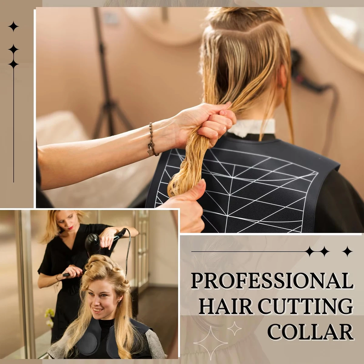 Salon Hairdressing Cape Waterproof Barber Hair Coloring Apron Silicone Hair Dye Shawl Professional Barbershop Styling Cape Tools