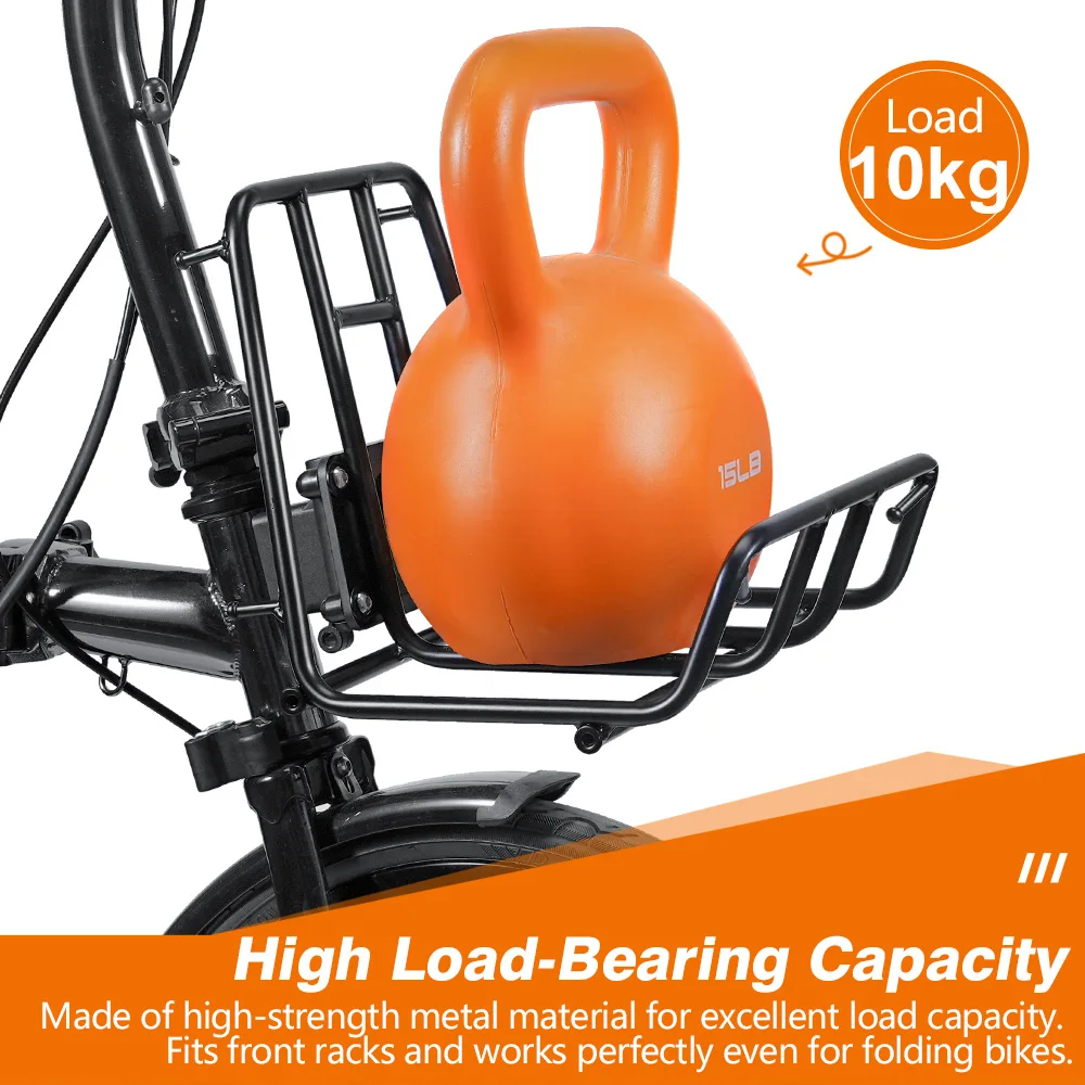 NEWBOLER Brompton Metall-Frontträger für Brompton Fahrradtasche, leichter Front-Gepäckträger, Fahrradzubehör – Detail 4