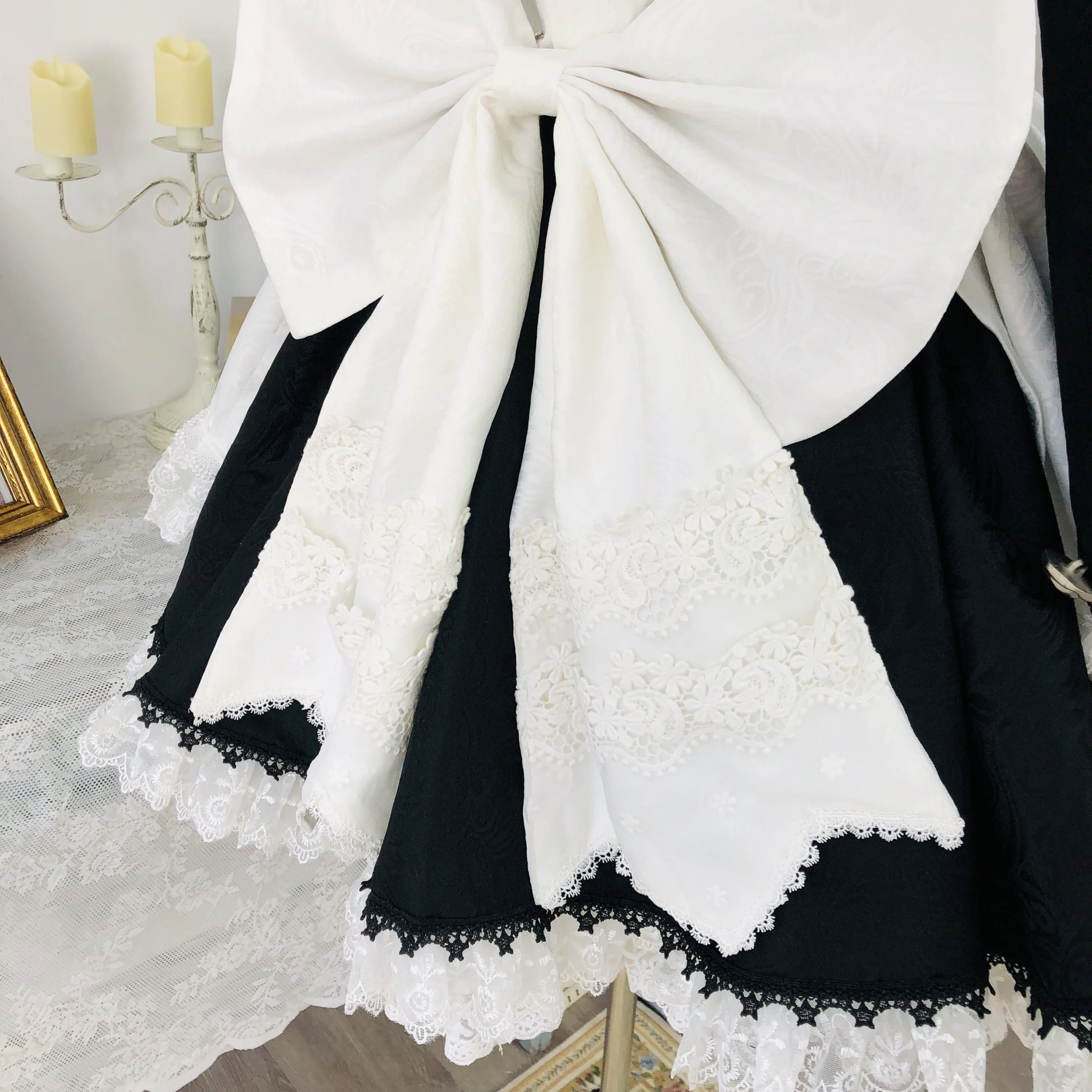 أزياء تاماي/هيزاكورا التأثيرية الجديدة للهالوين وعيد الميلاد لعب الأدوار الهزلية المخصصة Mooyiyi تنورة جديدة تحسين التفاصيل