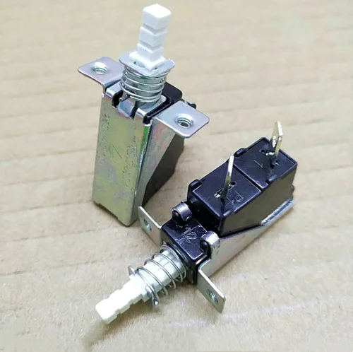 Interruptor de engranaje del calentador 10A 250V AC SPST 2 pines interruptor de alimentación de botón KDC-A04-88 KDC-A04 desde la cerradura