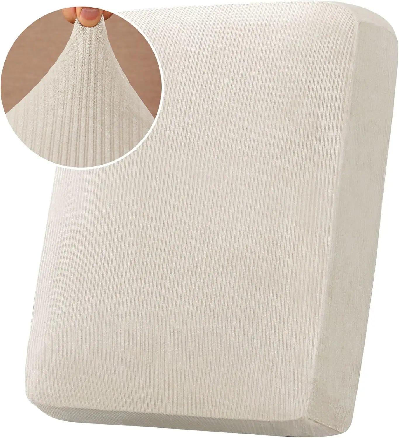 

Velvet Stretch Couch Cushion Cover Plush Cushion Slipcover For Chair Cushion Furniture Protector Seat Cushion Sofa Cover (1