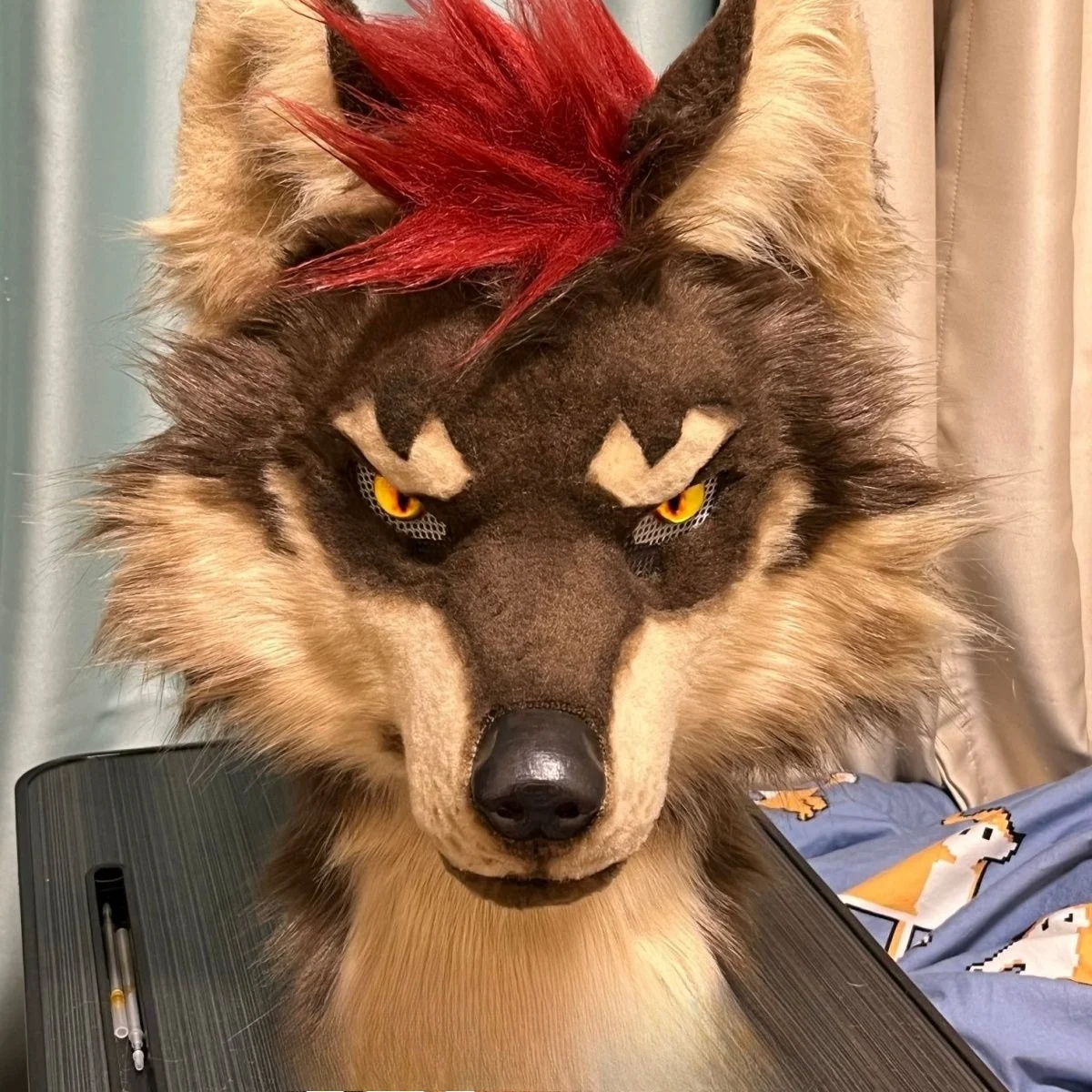 Fursuit Head Base Realistic Skull Wolf Dog Family Movable Jaw Novice Animal Suit Furry 3D Printed Head Shell New Product Furry