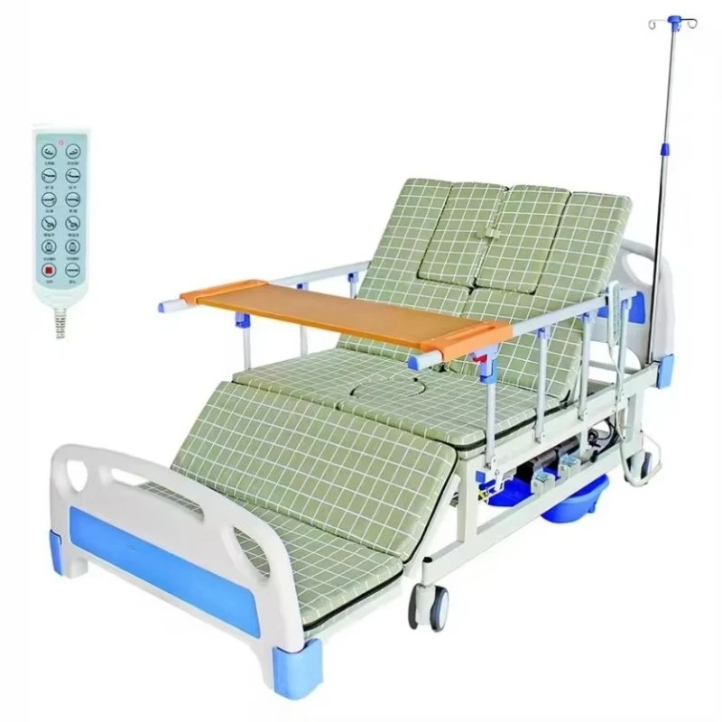

Factory price 5 functions Electric nursing bed with bathroom