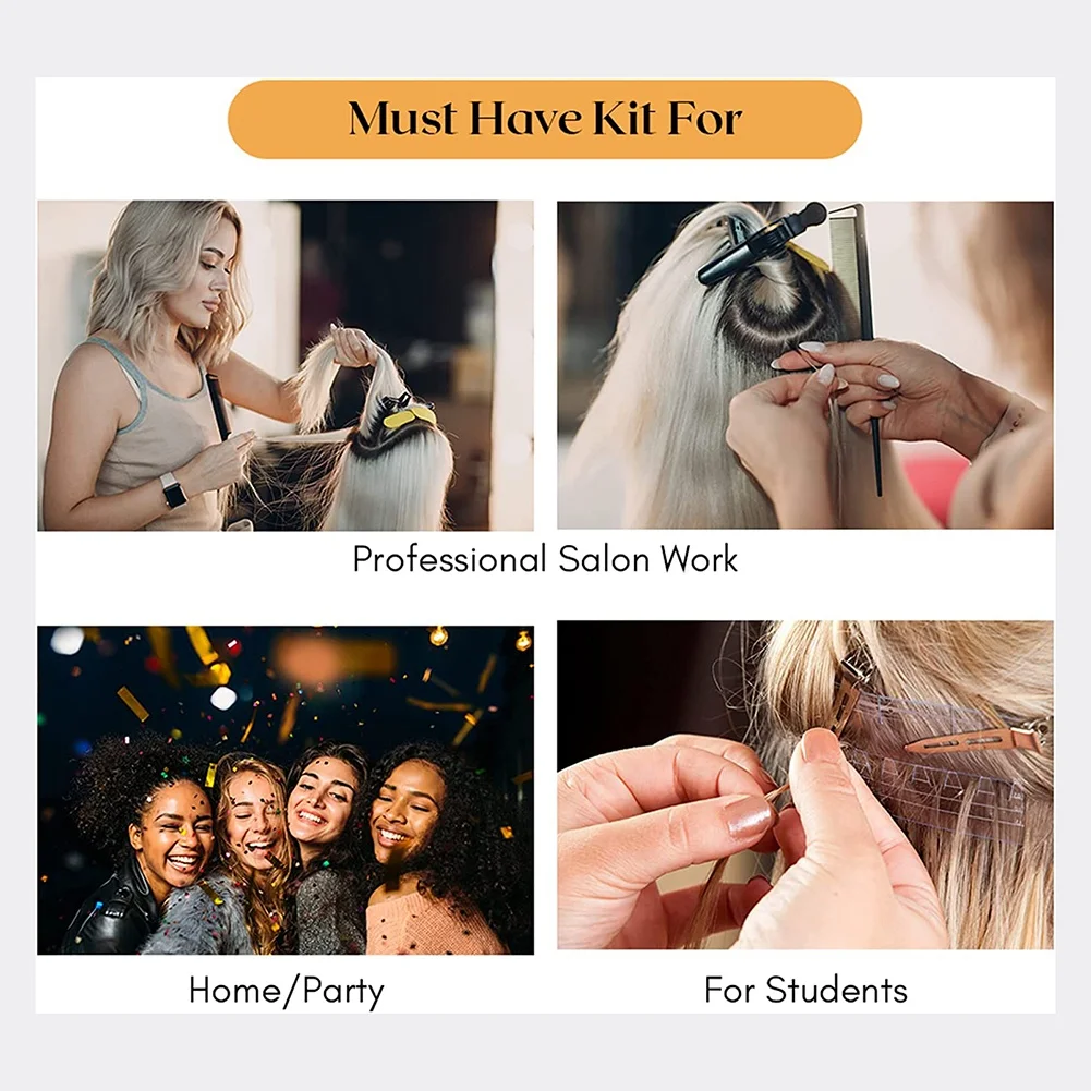 ABLN-Alicates profesionales para extensiones de cabello, herramientas para eliminación de extensiones de cabello, abridor de cuentas de microanillo