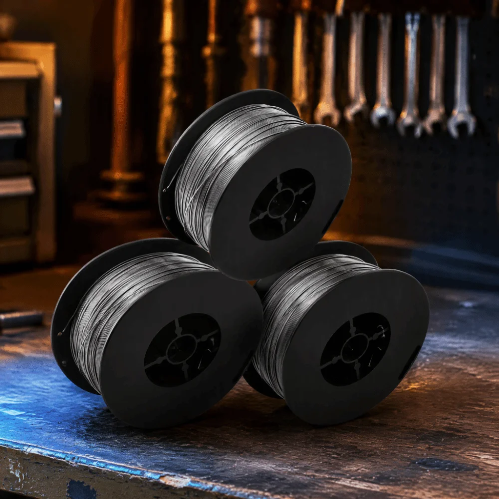 3pcs Self-Shielded Flux Cored Wire 0.8mm Diameter Carbon Steel Gasless Welding Wire Low Thickness 1kg Per Pack Flux Core Wire