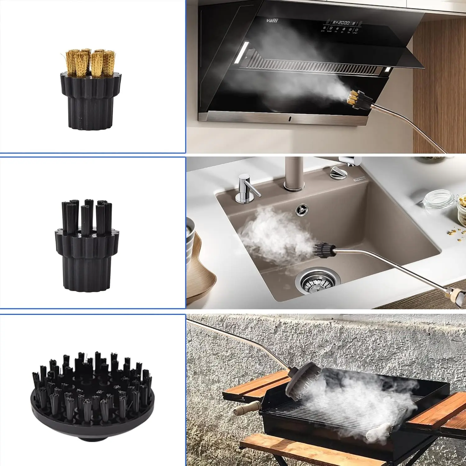 Steam Cleaner,Portable High-Pressure Steam Cleaner,Quickly Generate High-Temperature Pressurized Steam for Deep Cleaning of Kitc