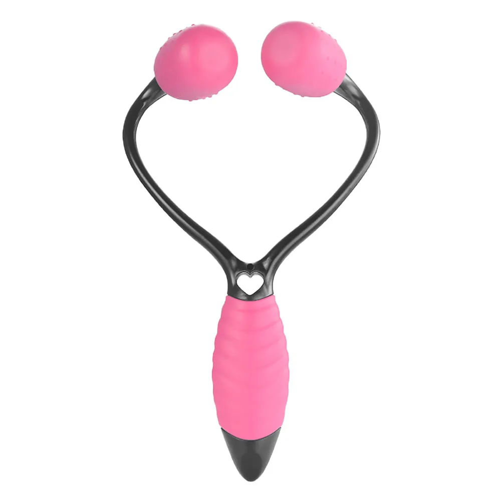 Rosy Black ABS Gesichtsroller, Massagegerät, bequemer Griff, Anti-Aging-Gesichtsmassagegerät, Hautpflege-Roller für glatte Haut