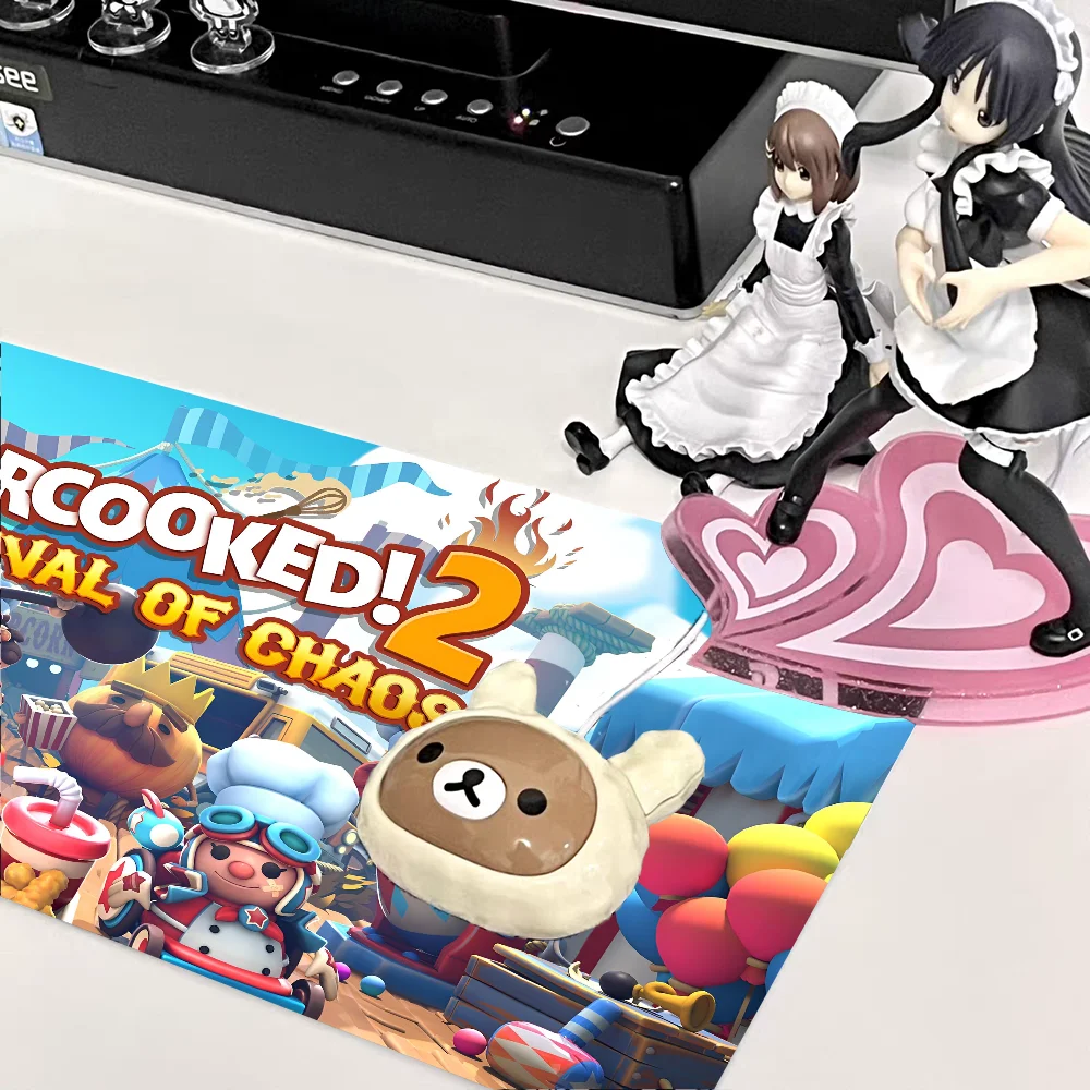 Overcooked Mousepad Large Keyboard Desk Mat Gaming Mouse Pad LockEdge Non-slip Mat