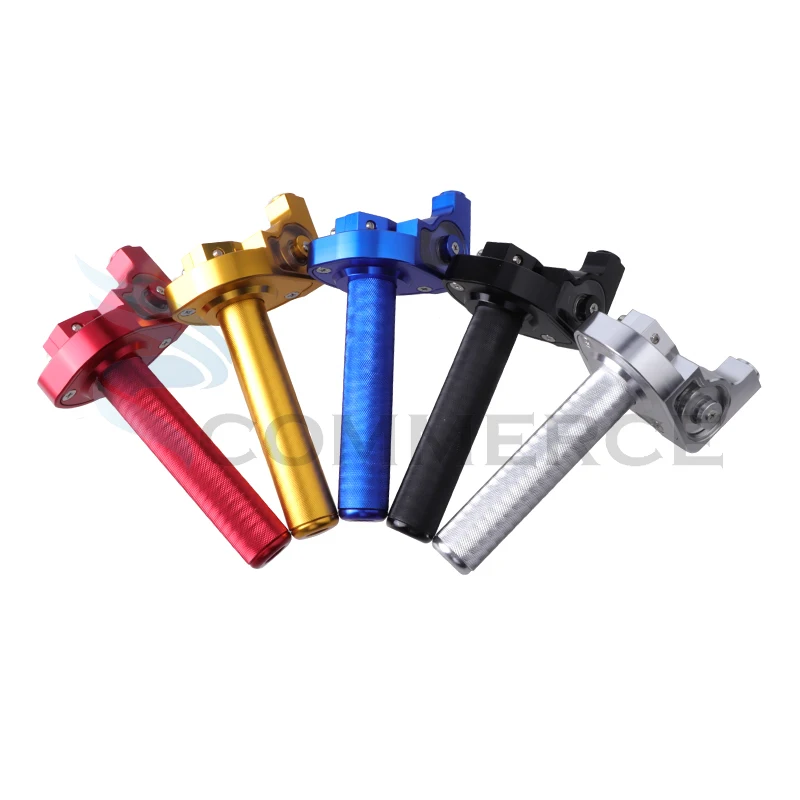 Motorcycle Universal 7/8\'\' Handlebar CNC Aluminum Throttle Grip Quick Twister For Honda CRF50 70 IRBIS Kawasaki Dirt Pit Bike