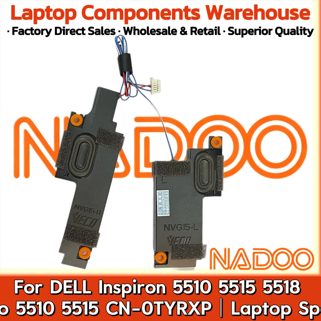 

New Original Laptop Notebook Audio Speaker For DELL Inspiron 5510 5515 5518 Vostro 5510 5515 CN-0TYRXP Built in horn audio