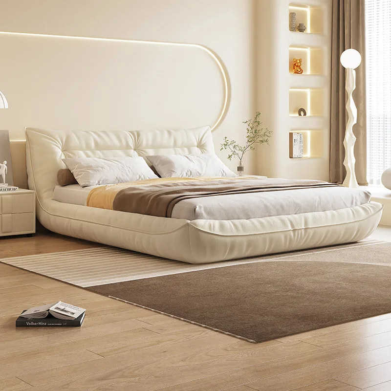 

White Elegant Double Bed Couples Items Australia Frame Floating Double Bed Adults Storage Cama Matrimonial Furniture Home