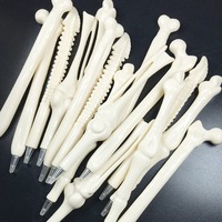5pcs Halloween Pen Fake Bones Halloween Ballpoint Pen Writing Stationery Party Gift School Office Supply