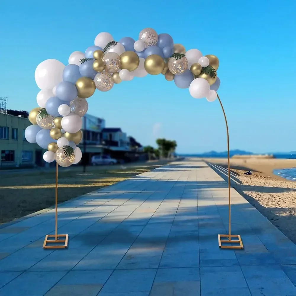 

7.5ft Metal Wedding Party Arch Background Balloon Flower Stand Garden Decoration