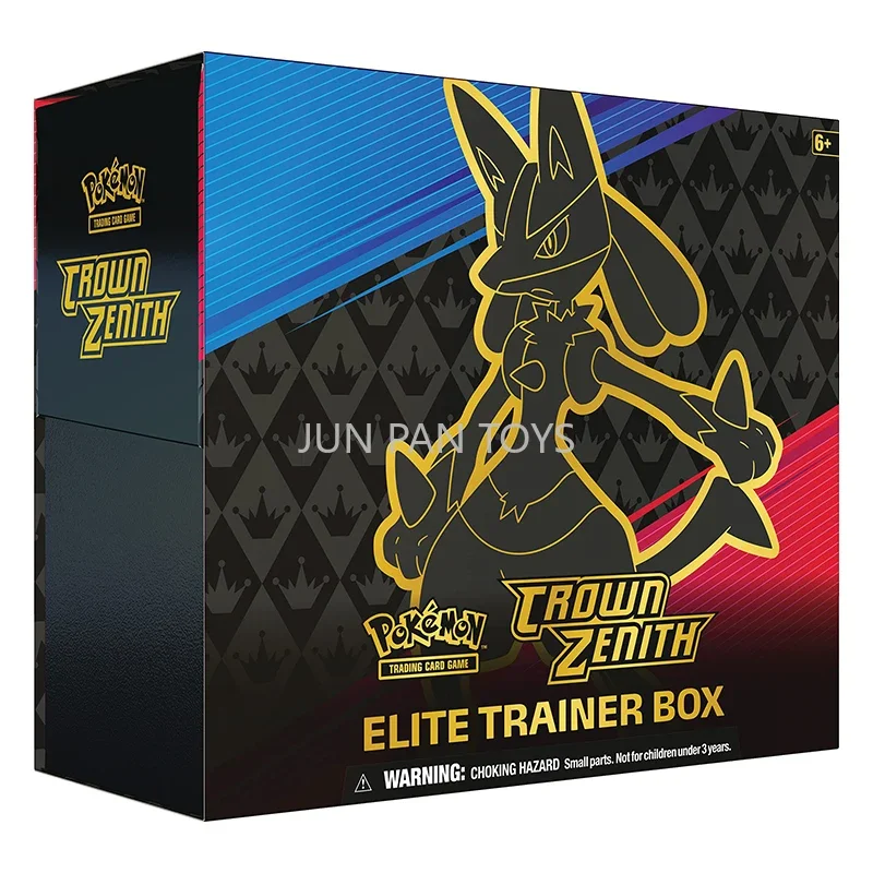 Pokemon Trading Card Game Crown Zenith Elite Trainer Box Collectible Card Classic Cartoon Card Tabletop Game Boy Children's Toys