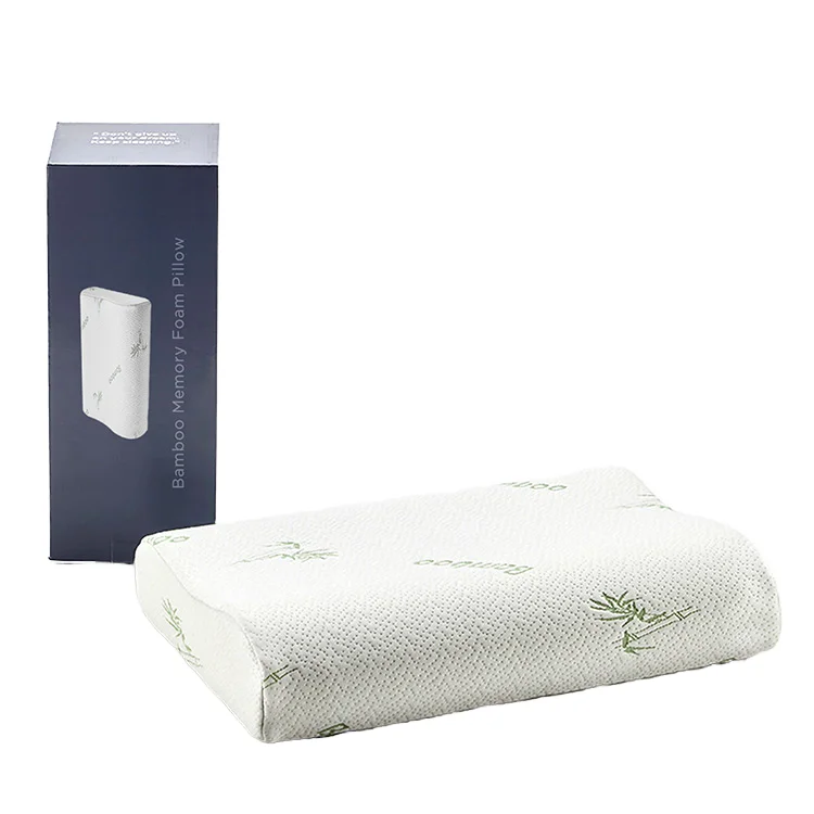 

Современный стиль, эргономичная подушка из бамбукового волокна, волнистая форма, подушка из пены с эффектом памяти, комфорт шейки матки для поддержки шеи