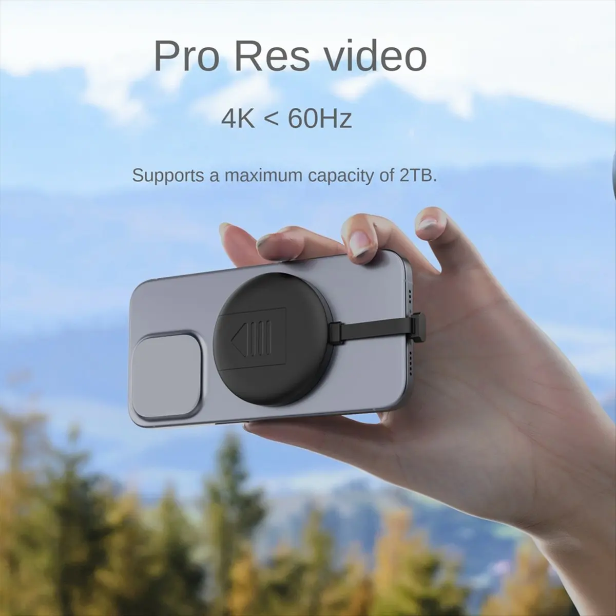 2026 جديد + مغناطيسي M.2 2230 NVMe NGFF SSD الضميمة 10Gbps USB3.2 GEN2 Type-C SSD لـ 15 Pro Max ProRes