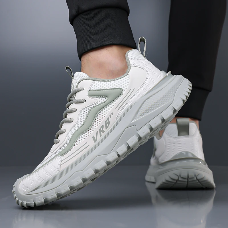 Spring And Autumn Men'S Fashion Retro Sports Shoes Outdoor Comfortable Casual Shoes High Quality Soft Padded Training Shoes