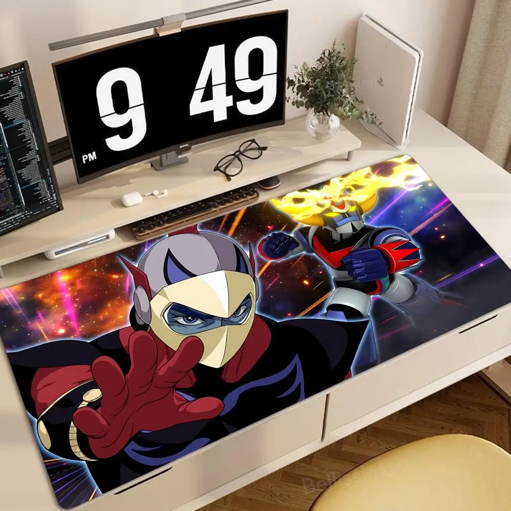 

Grendizer And Actarus UFO Robot Rubber Anti-slip Mousepad Computer Desk Accessories Desk Protector Size For E-sports Keyboard