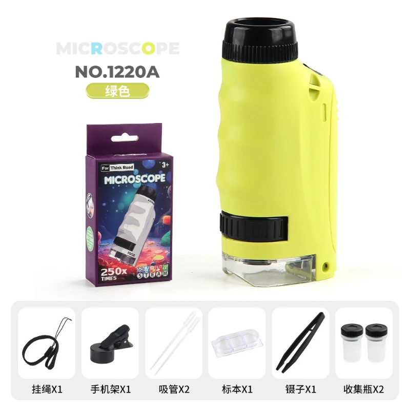Portable outdoor mini handheld microscope for room decoration
