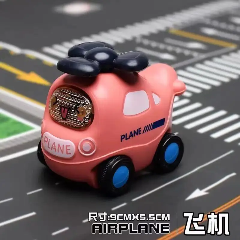 Children\'s car toy school bus set inertial car plane boy baby model drop resistant 1 year old 2 girls