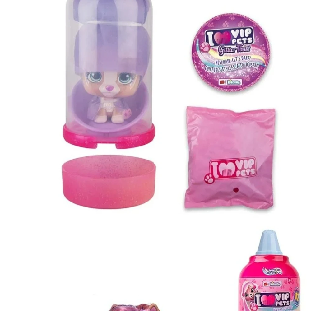 나는 Vip 애완 동물 시리즈를 사랑합니다 신비한 패션 블라인드 박스 귀여운 절묘한 미용 땋기 소녀 어린이 장난감 깜짝 생일 선물