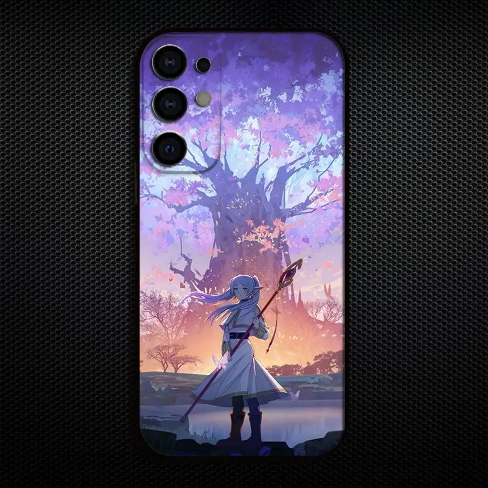 F-Frieren S-Sousou No Frieren Phone Case For Samsung S25,S24,S21,S22,S23,S30,Ultra,S20,Plus,Fe,Lite,Note,10,9,5G Black Cover - Image 2