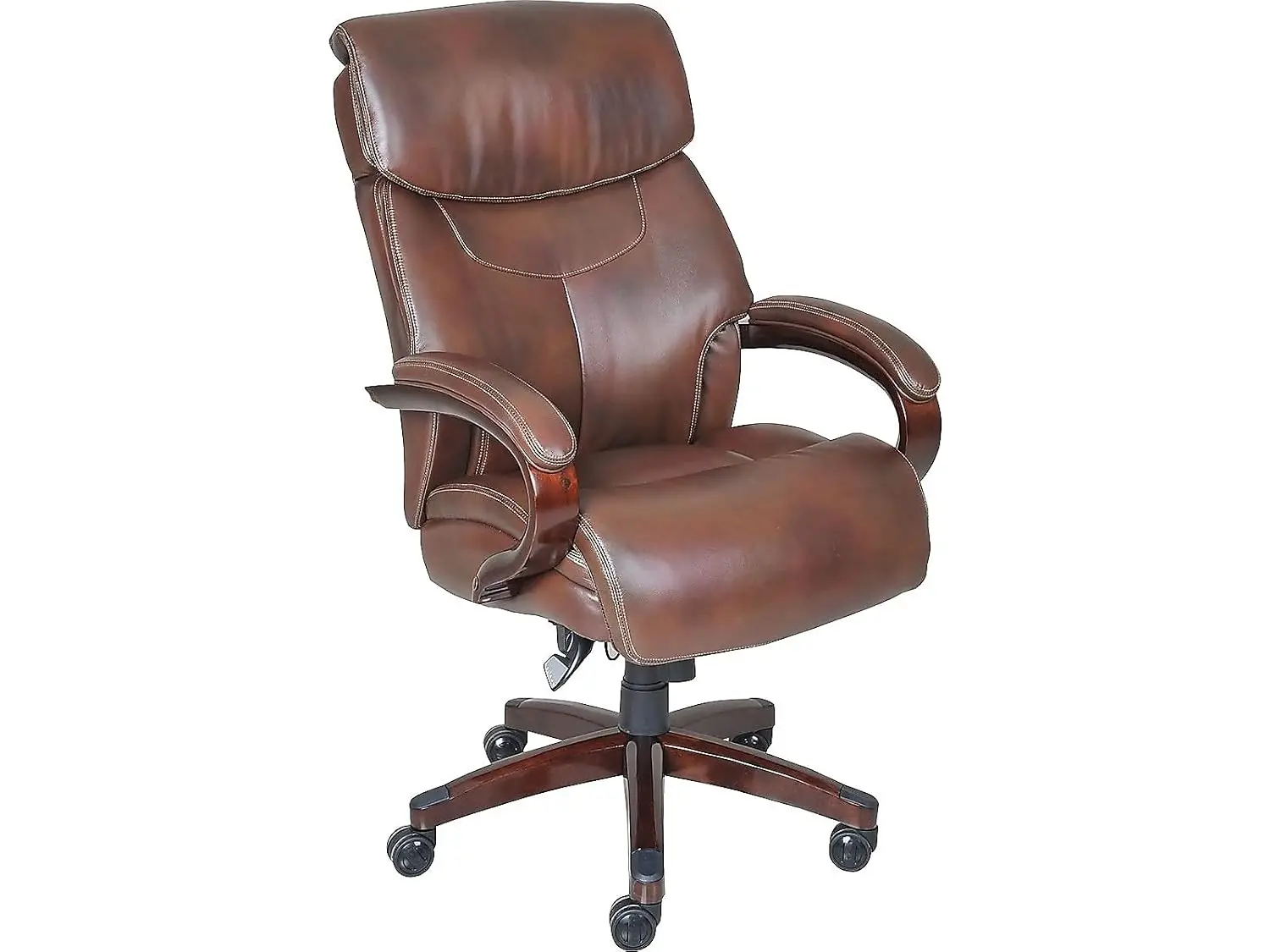 Bonded Leather Executive Office Chair Ergonomic High Back Support Adjustable Swivel Computer Desk Task, Customized
